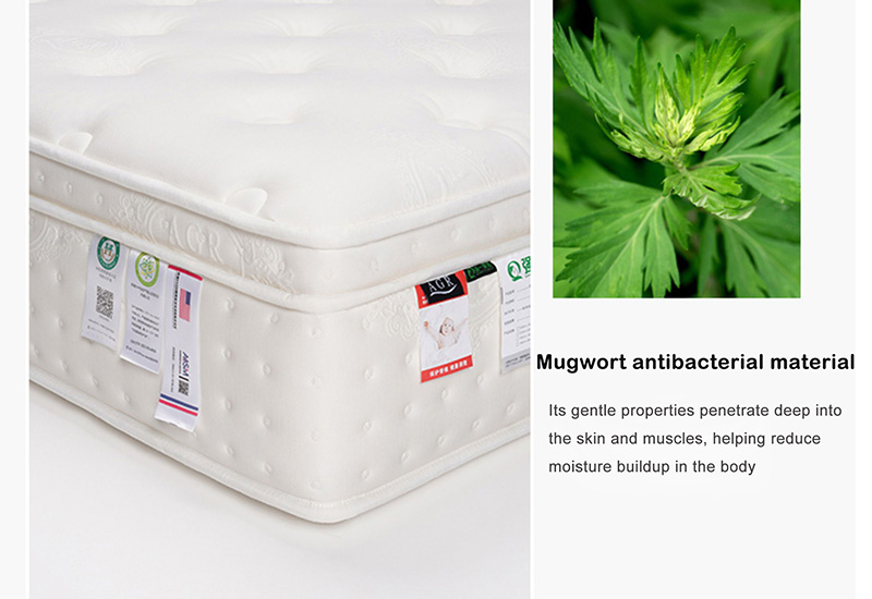 Selected mugwort woven fabric