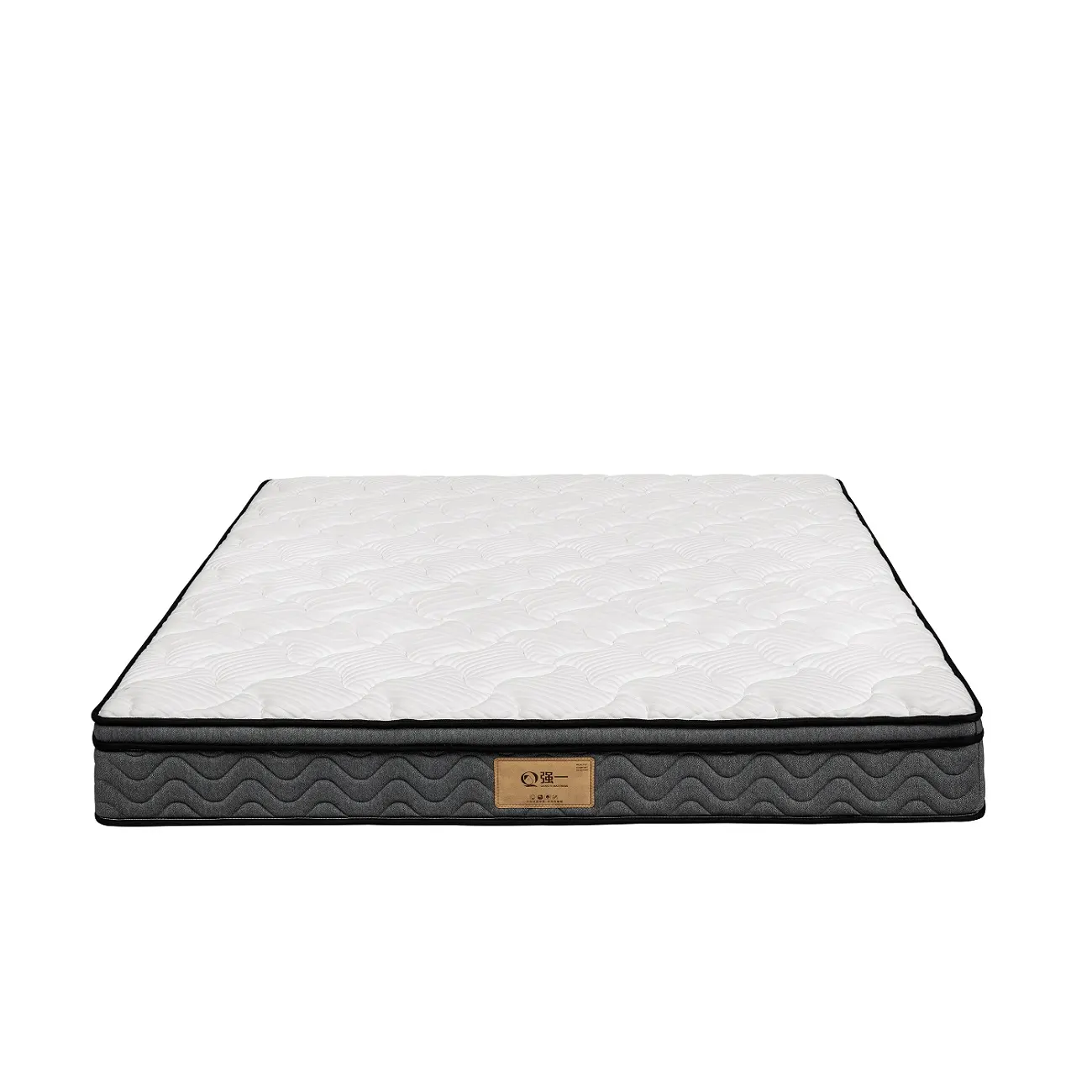 QYM025 – High-Density Knitted Fabric Latex Hybrid Mattress | Antibacterial, Breathable & Pocket Spring Support