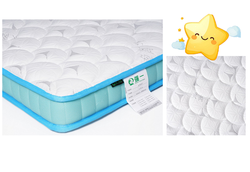 Mattress with premium negative ion fabric