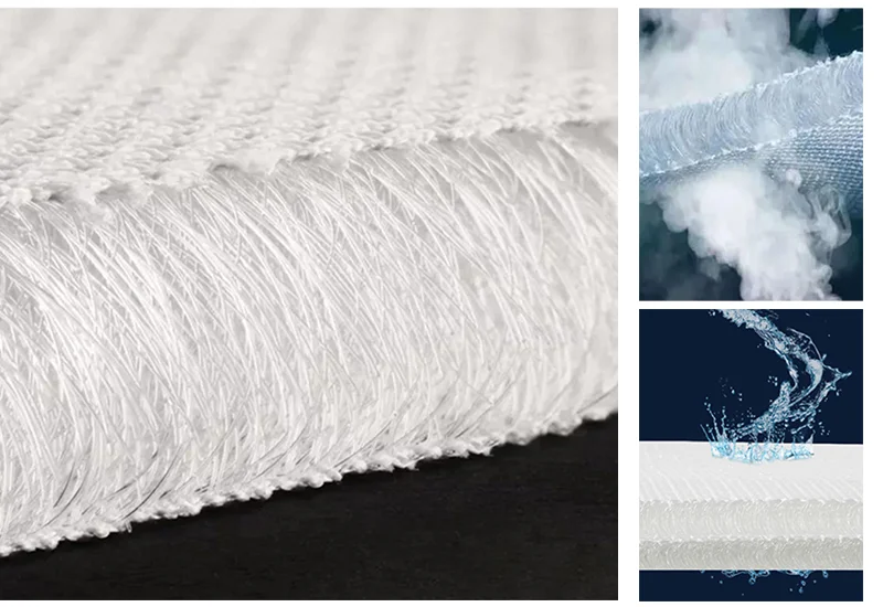 4D polymer fibers keep you feeling refreshed all night long.