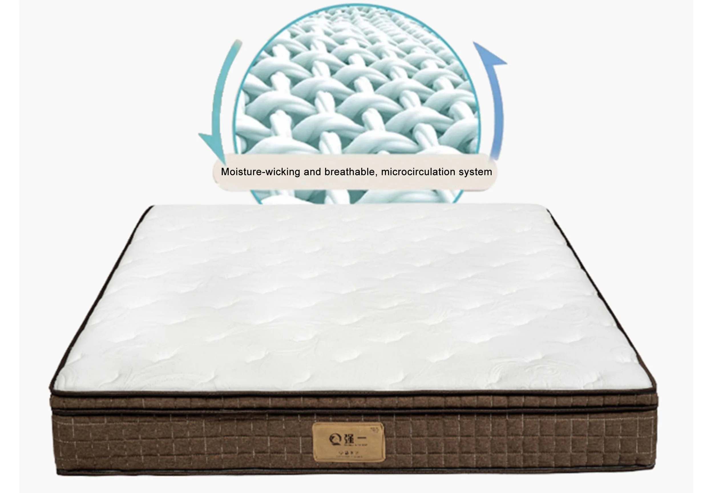 Enhanced sleep experience, Breathable knitted jacquard fabric