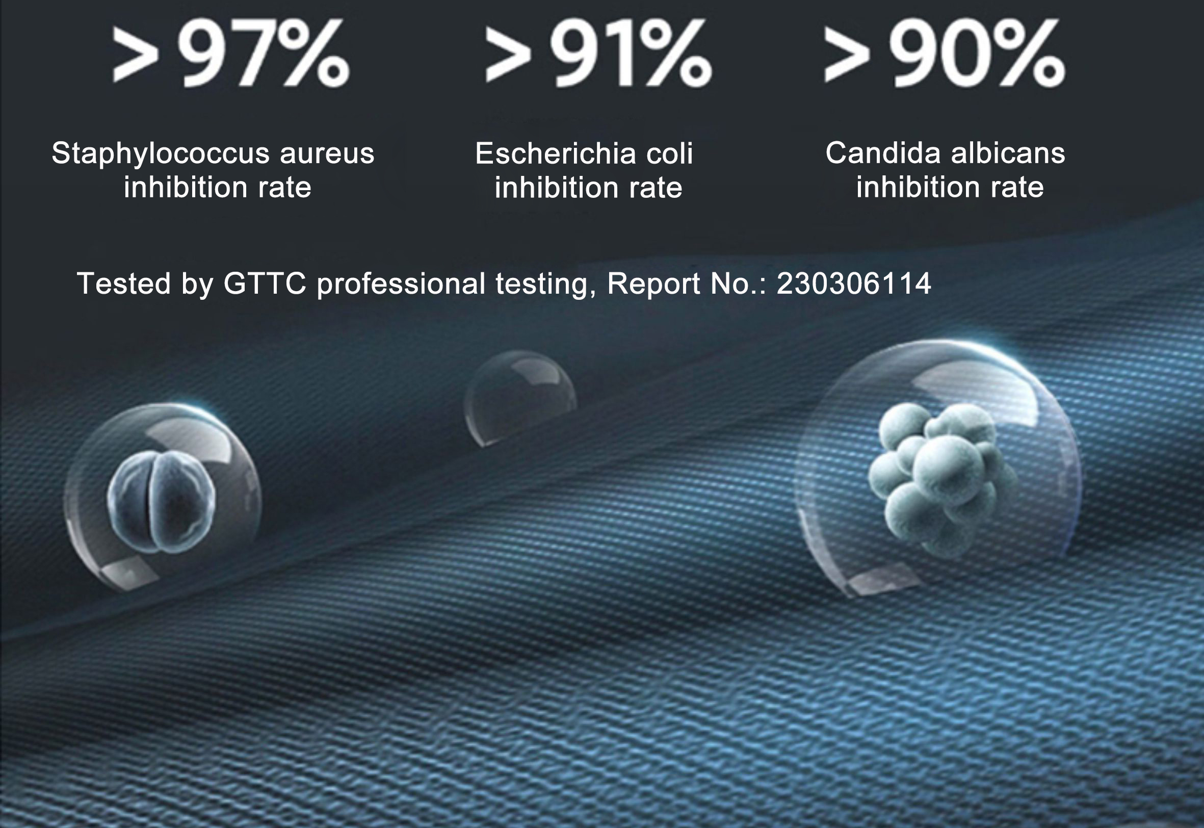 Copper-based antibacterial fibers effectively kill bacteria