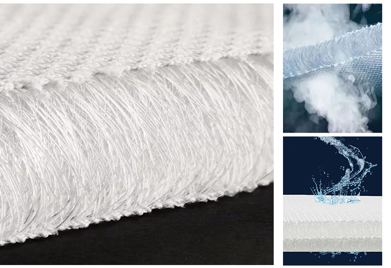 4D polymer fibers keep you feeling refreshed all night long.