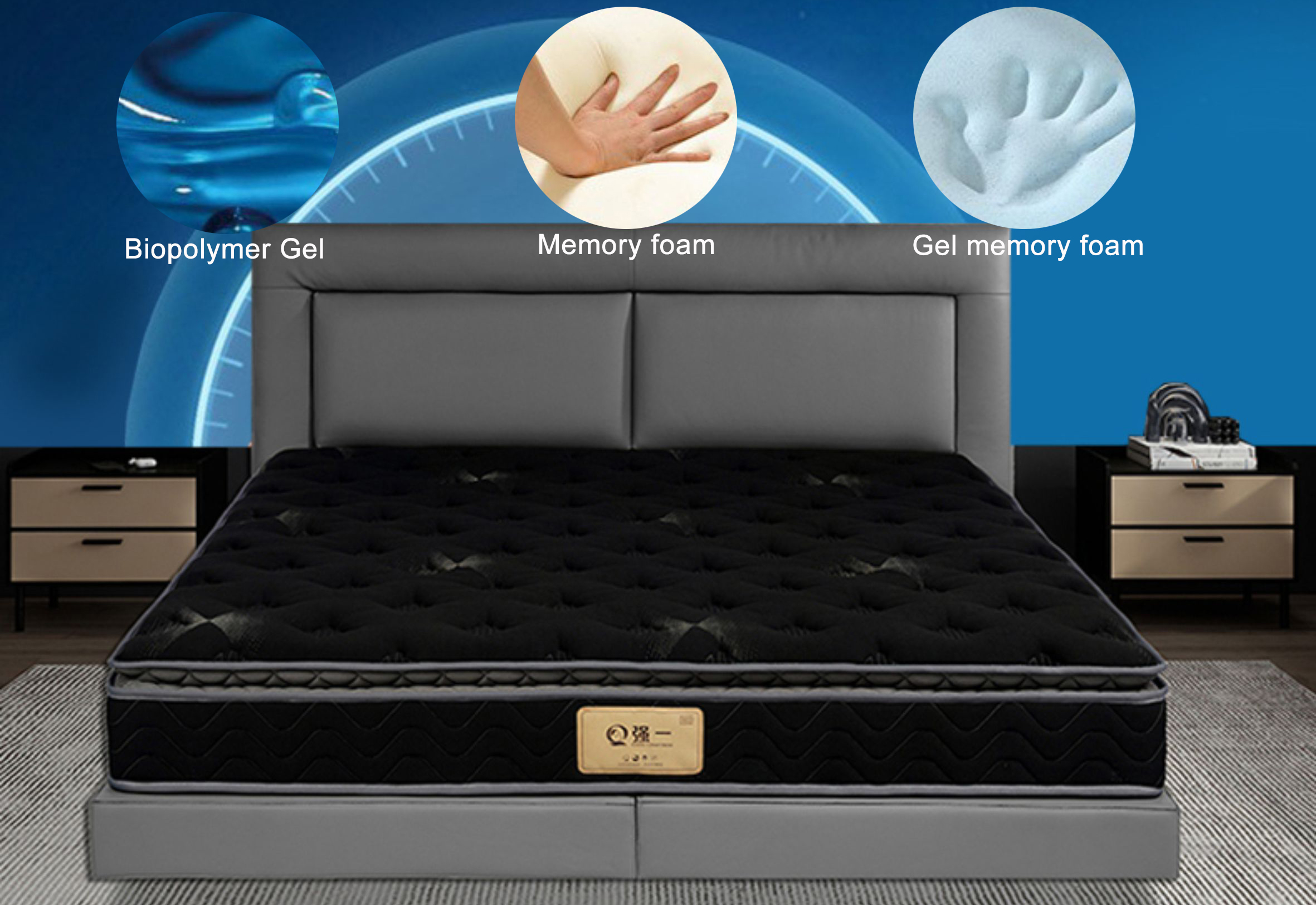 Sleep technology breakthrough: Gel slow-rebound sponge