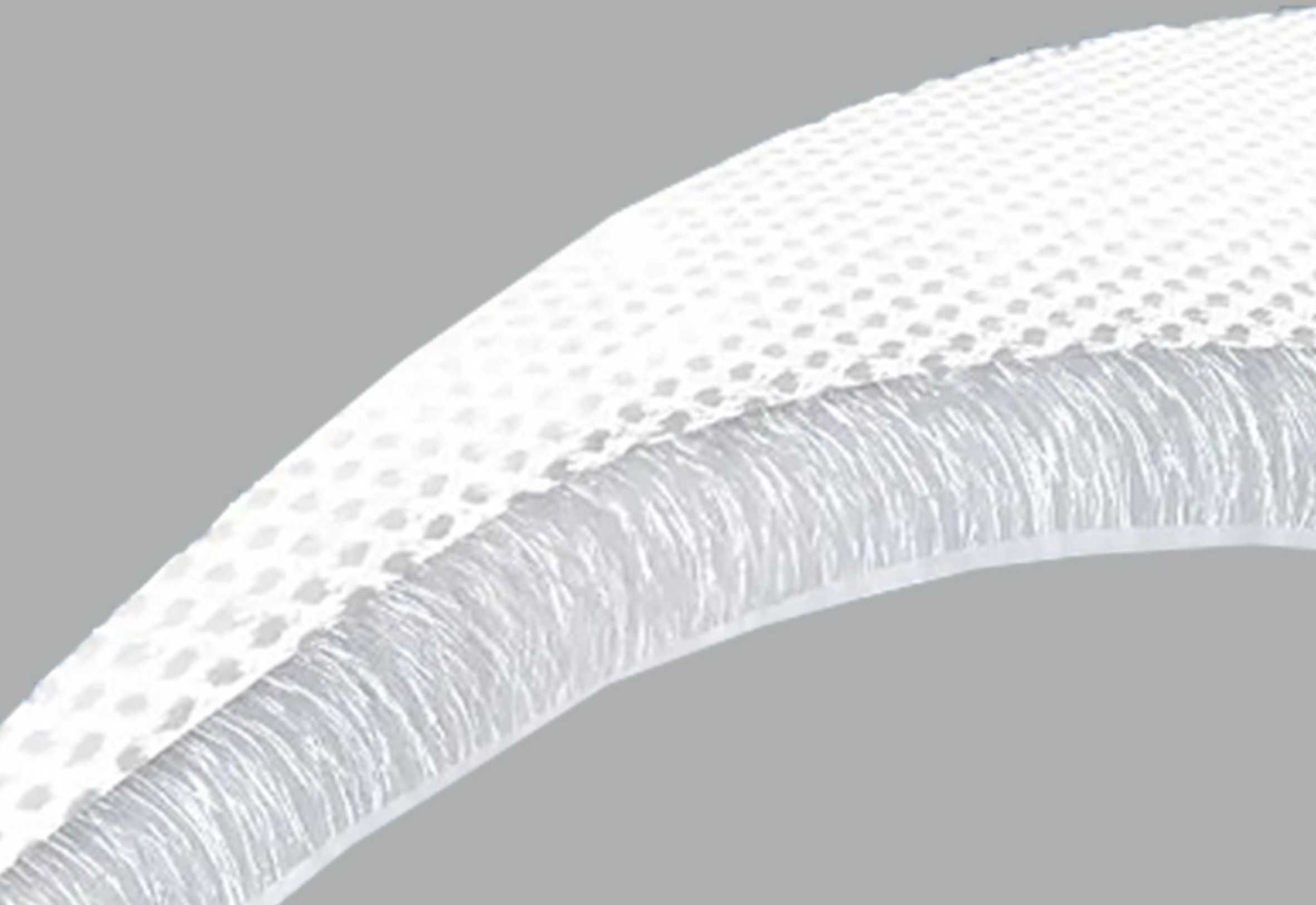 Ultrafine fibrous resin is formed by the interweaving of new forest materials.