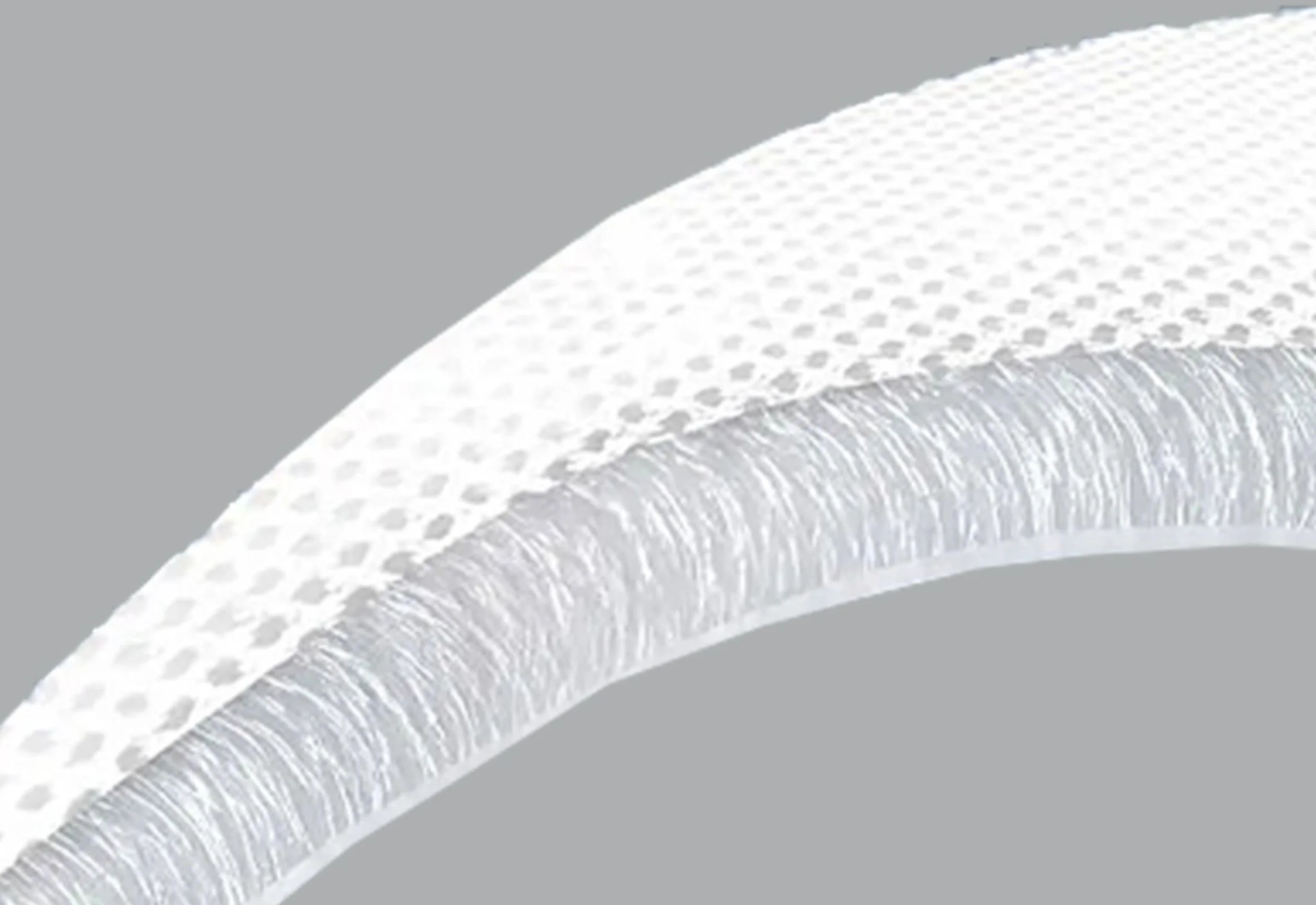 Ultrafine fibrous resin is formed by the interweaving of new forest materials.