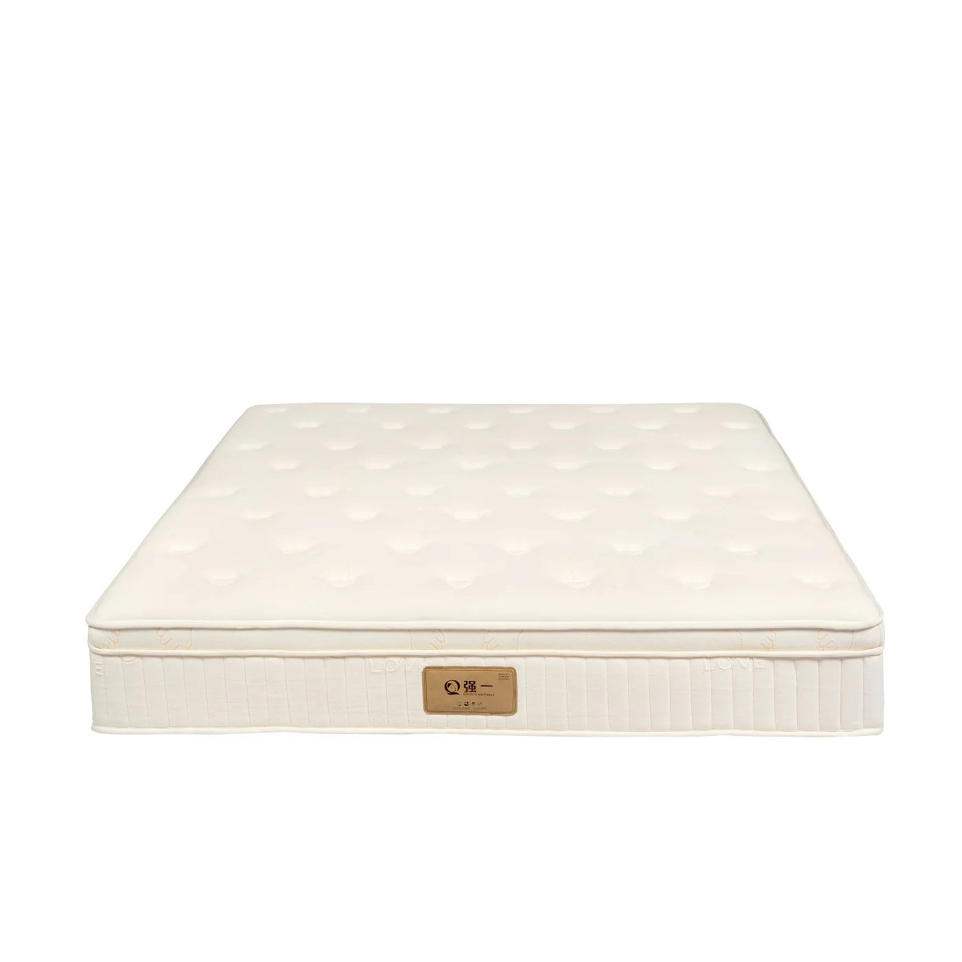 QYM020 – High-Elasticity Knitted Fabric Mattress with Gel Memory Foam
