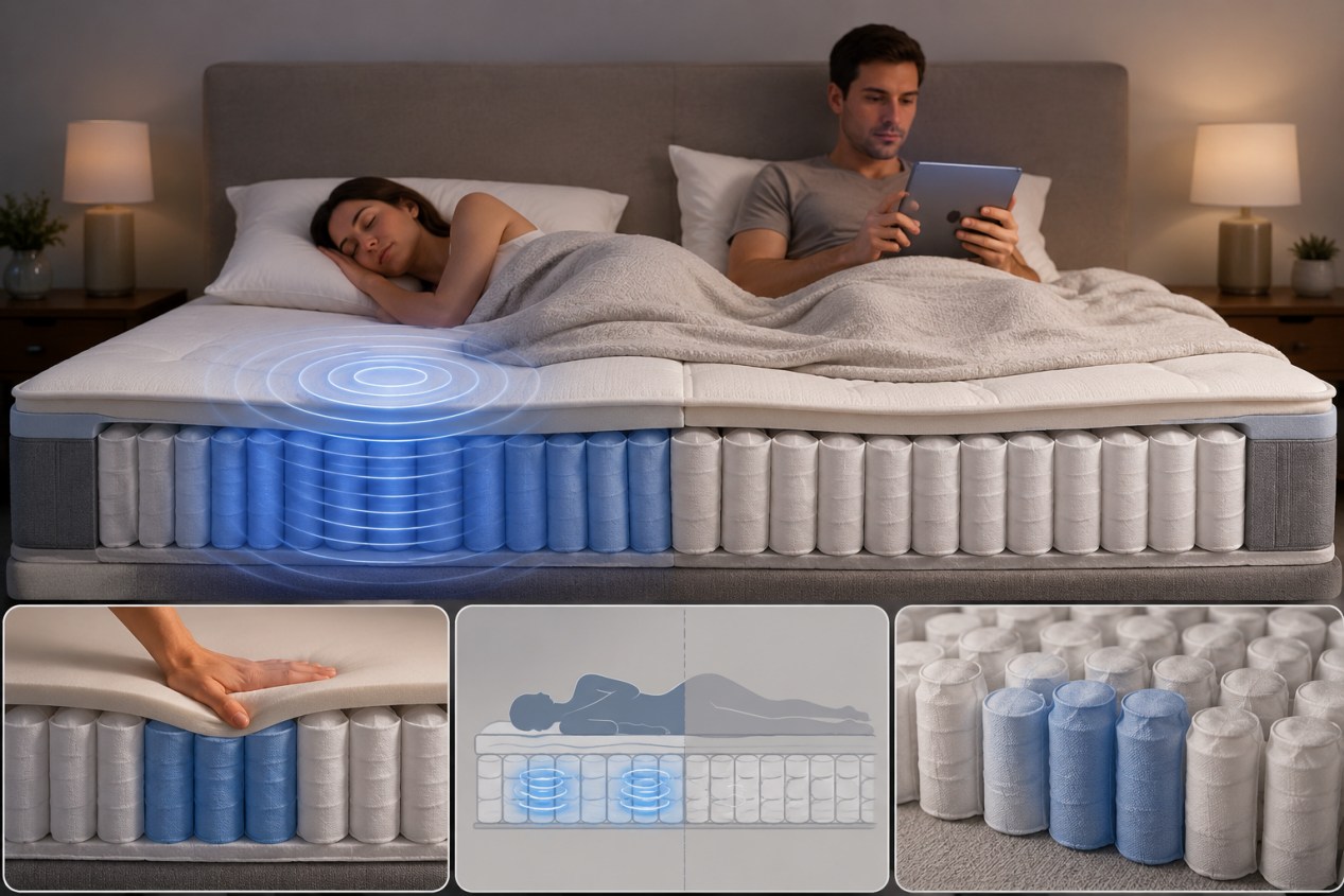 Pocket Spring Mattress for Couples: How Independent Coils Reduce Motion Transfer