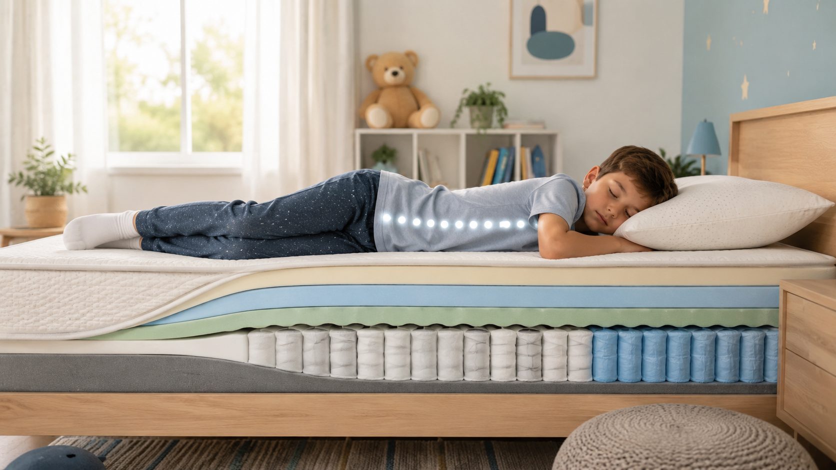Spine Support and Mattress Design: Evaluating Firmness for Growing Children
