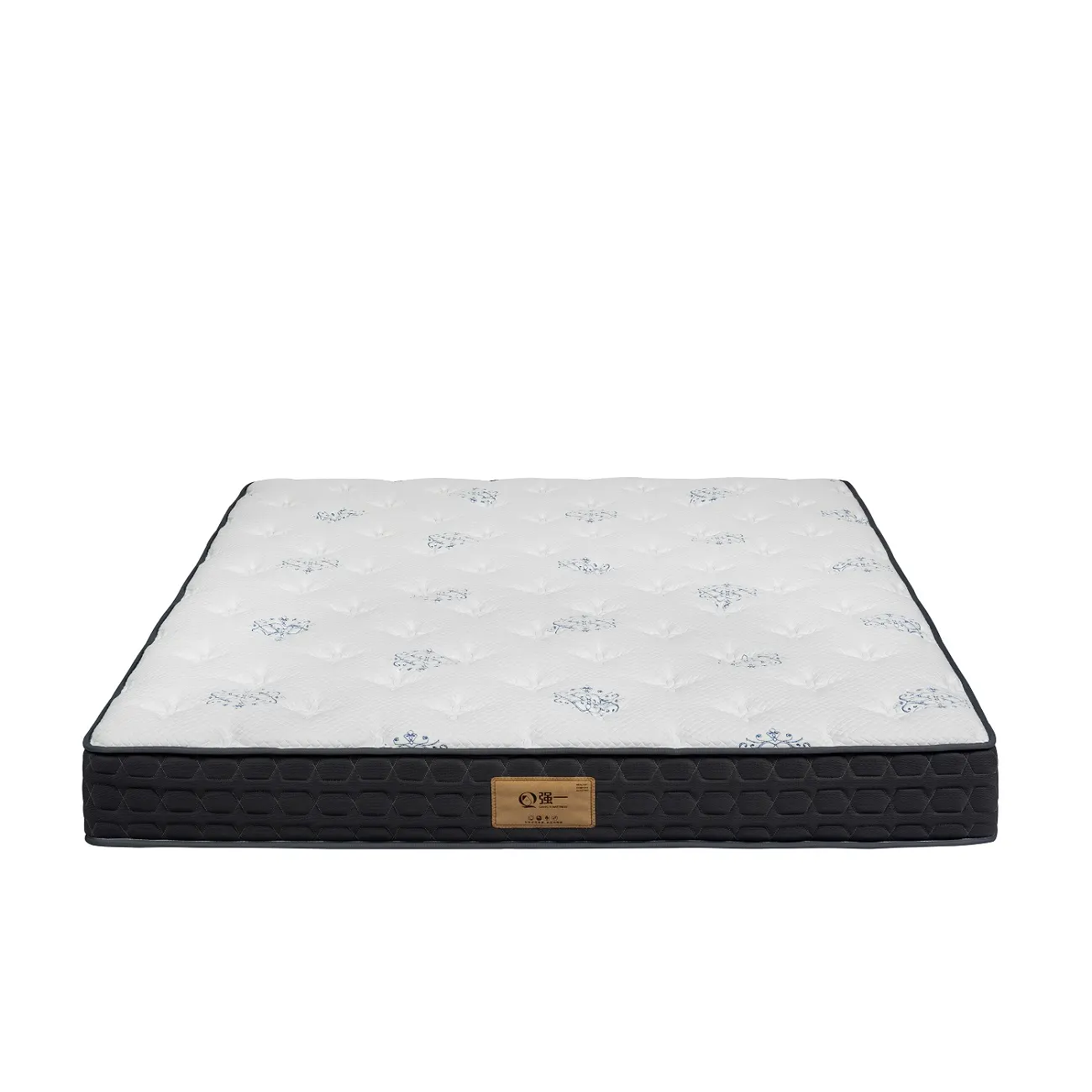 QYM026 – Odor-Resistant Hybrid Mattress with Natural Latex Antibacterial & Pocket Spring Support