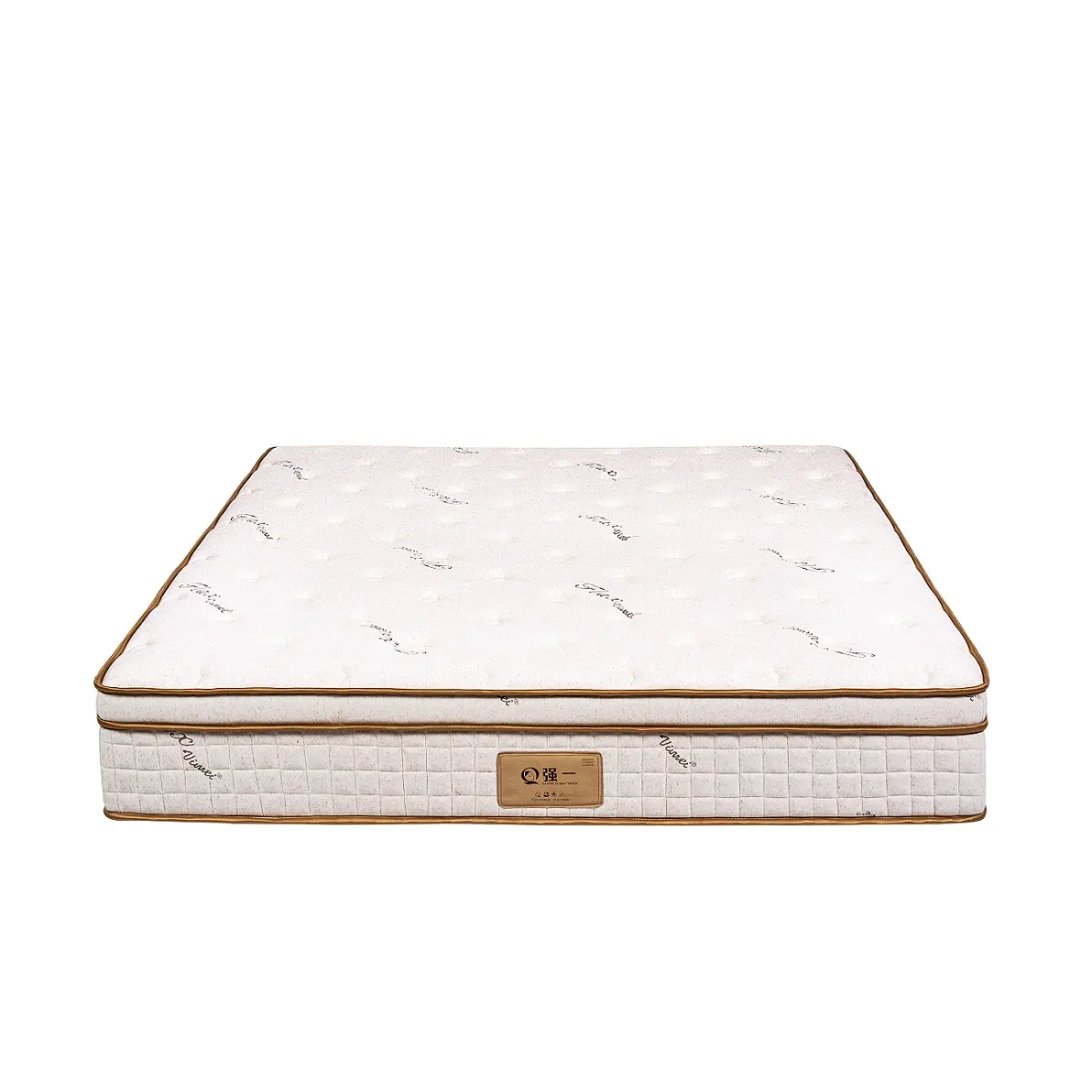 QYM028 – Cooling Linen-Blend Mattress Natural Latex, 4D Airflow & Pocket Spring Support