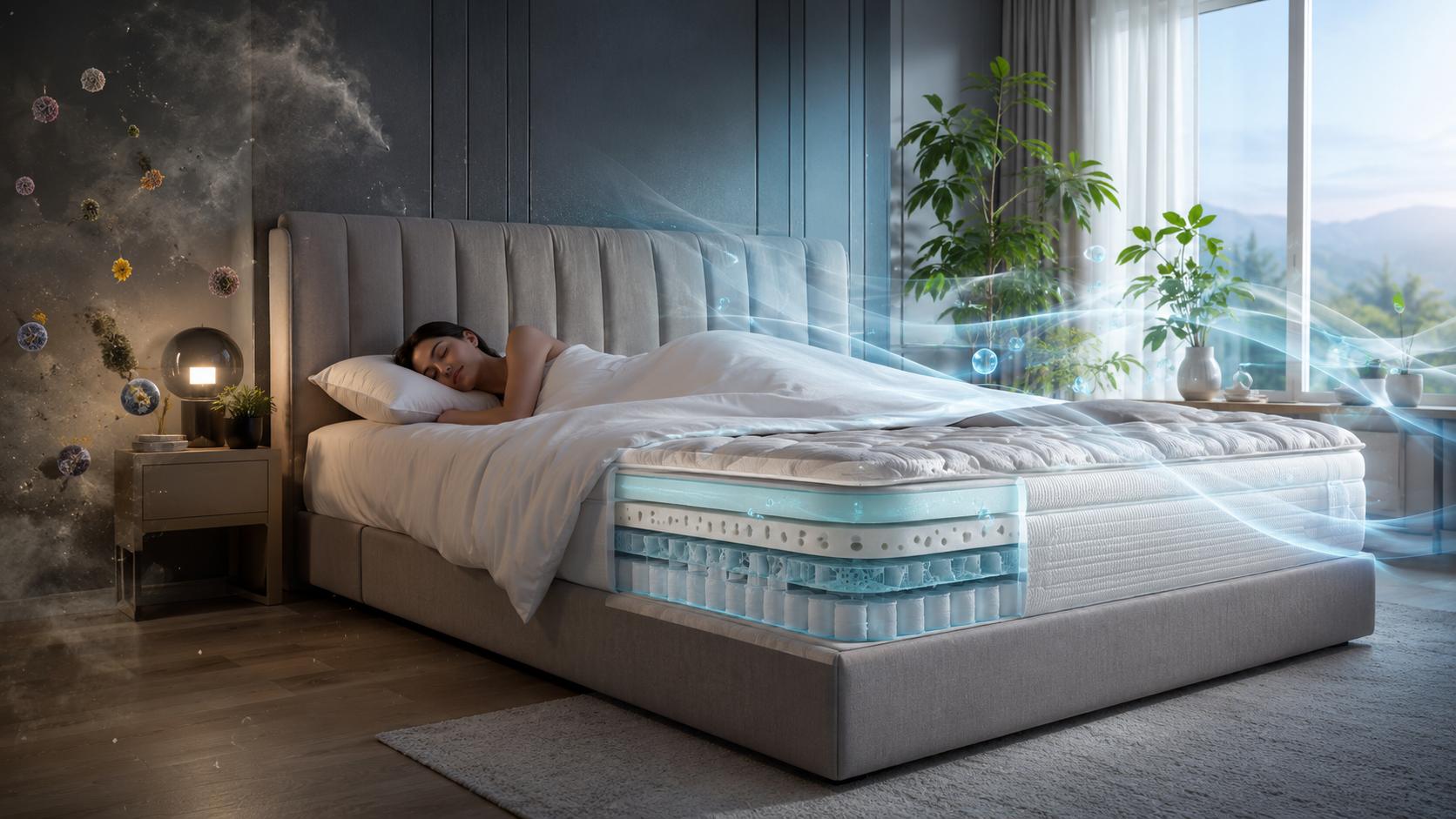 How Your Mattress Affects Bedroom Air Quality VOCs, Moisture and Healthy Sleep