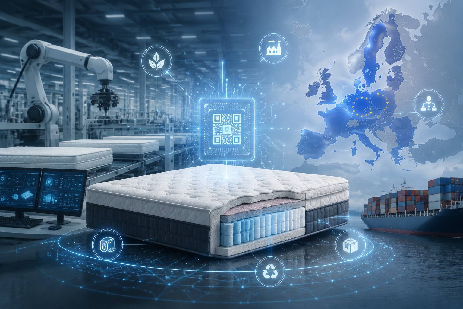 How the EU Digital Product Passport (DPP) Will Change Mattress Manufacturing and Export