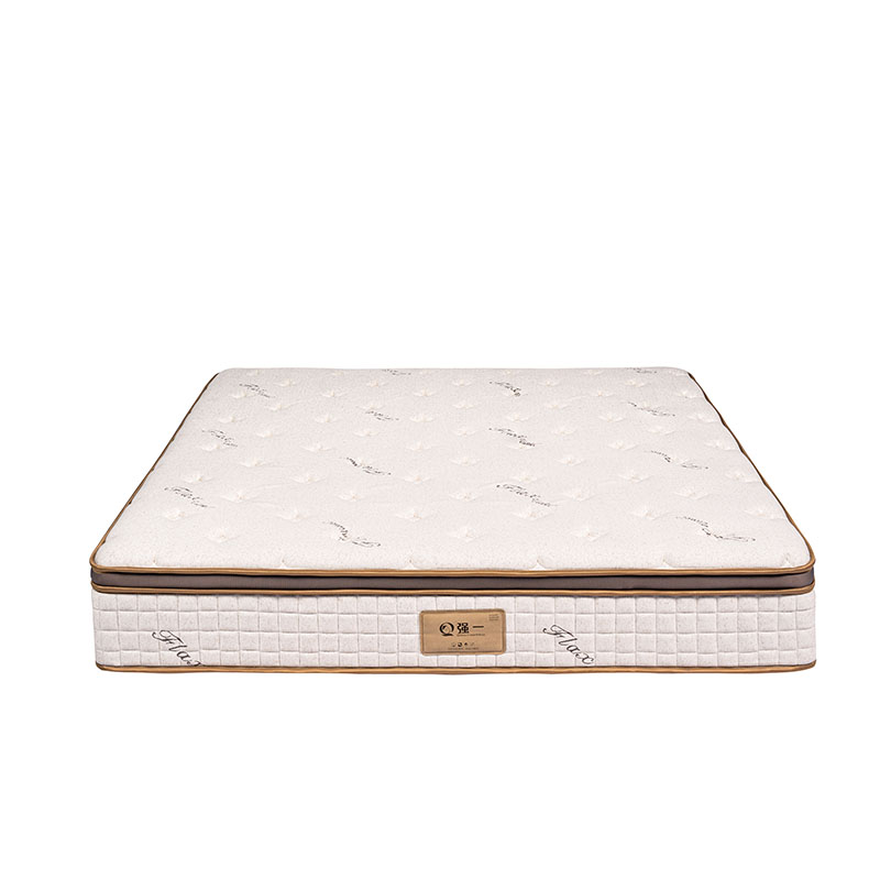 QYM003 – Premium Latex & Pocket Spring Mattress Breathable Linen-Blend Cover, Antibacterial & Durable