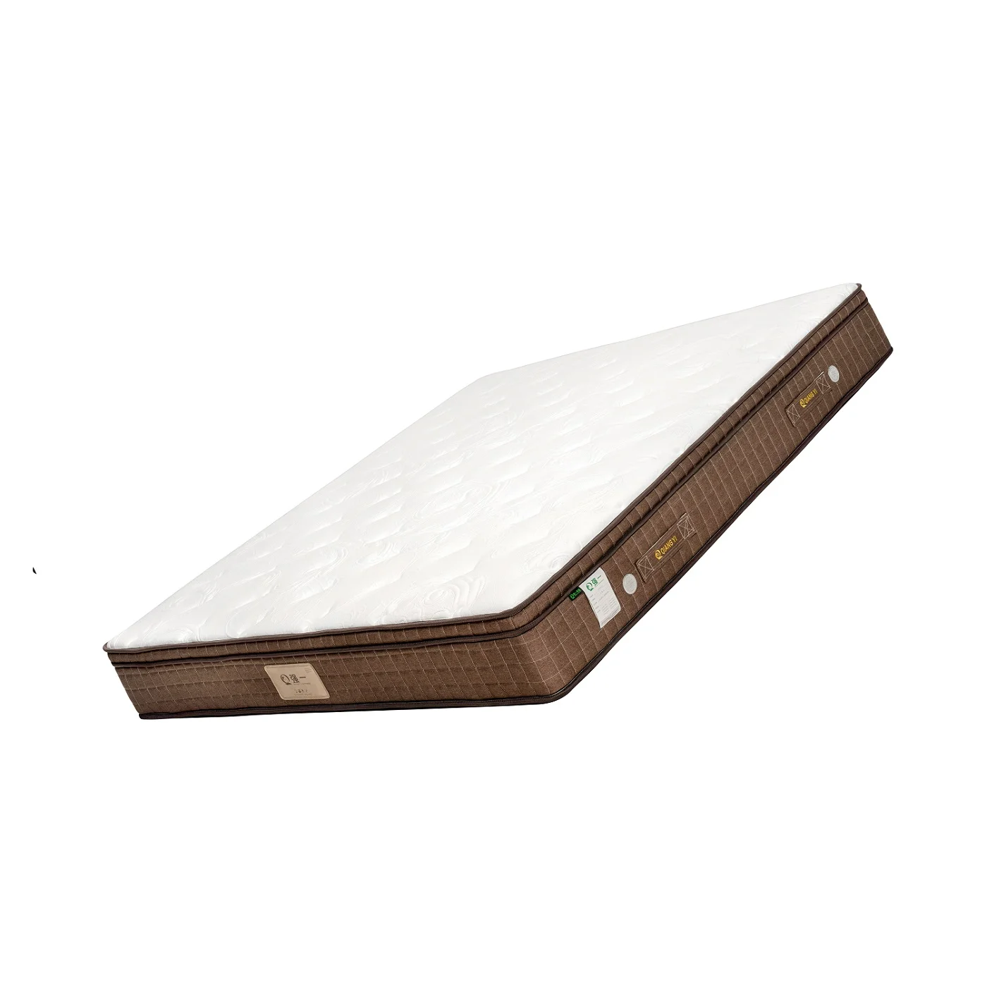 QYM015 – Silver-Infused Anti-Bacterial Pocket Spring Mattress Breathable 4D Air Fiber Design