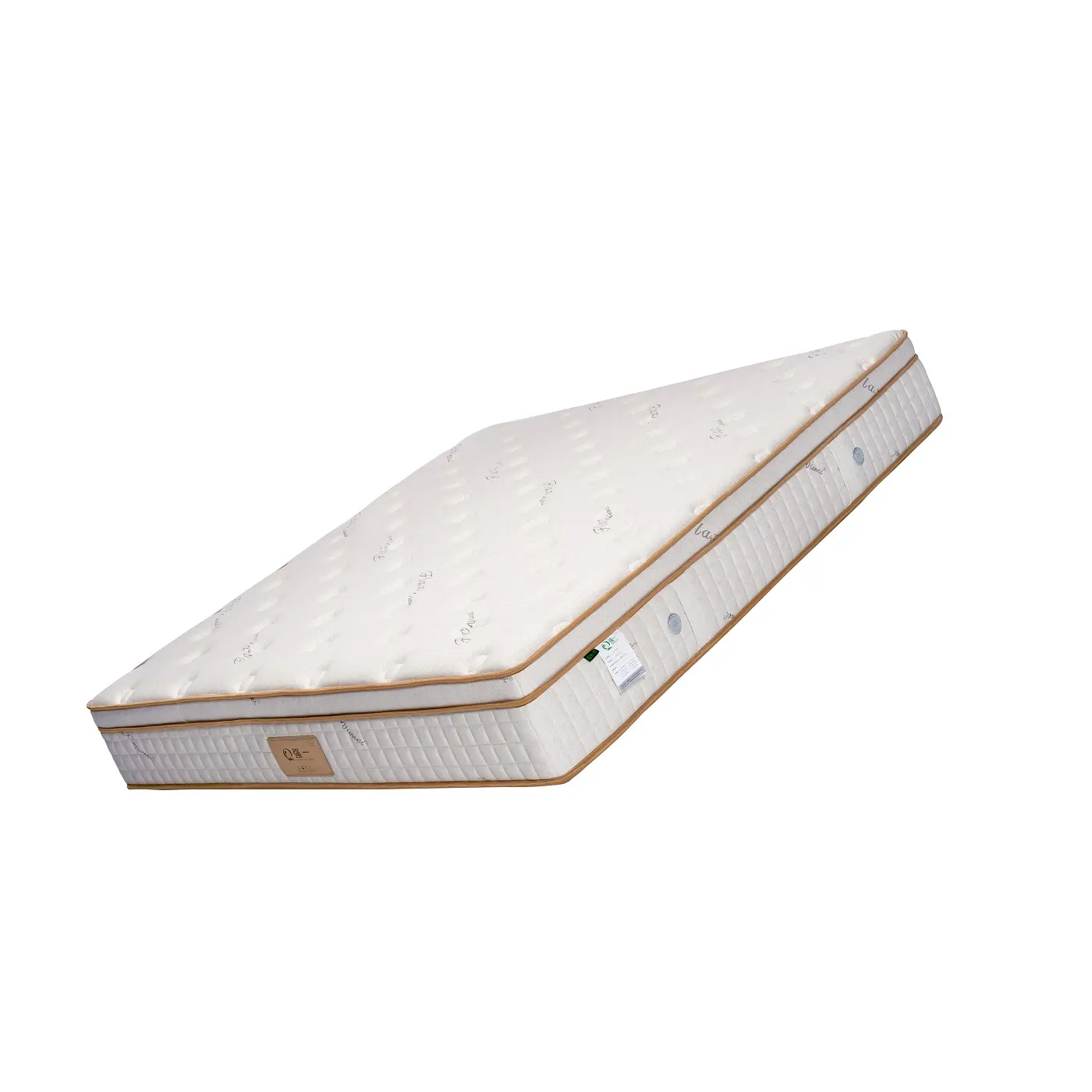QYM028 – Cooling Linen-Blend Mattress Natural Latex, 4D Airflow & Pocket Spring Support