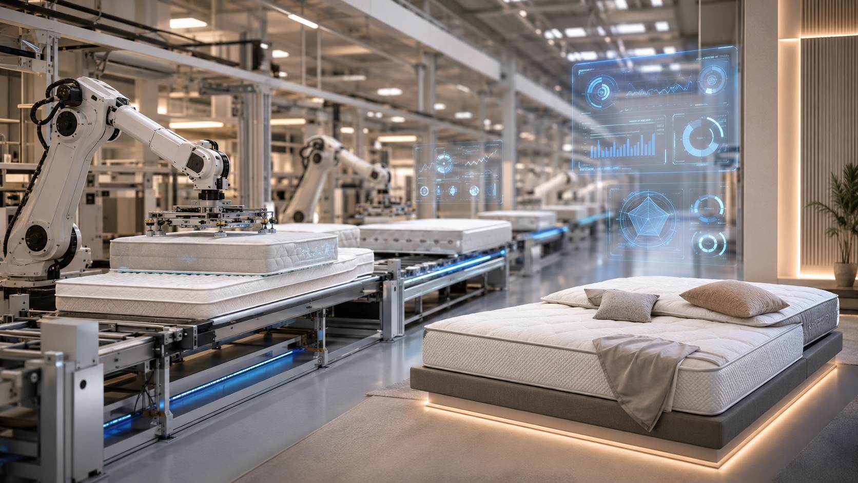 How AI and Smart Manufacturing Are Transforming Mattress Production