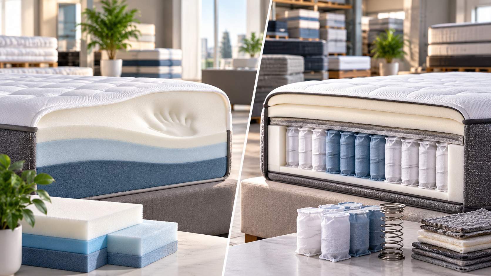 Memory Foam vs Hybrid Mattress What Should B2B Buyers Compare Before Choosing a Product Line
