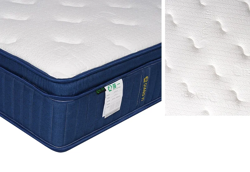 Tencel knitted mattress surface for breathable retail mattress collections