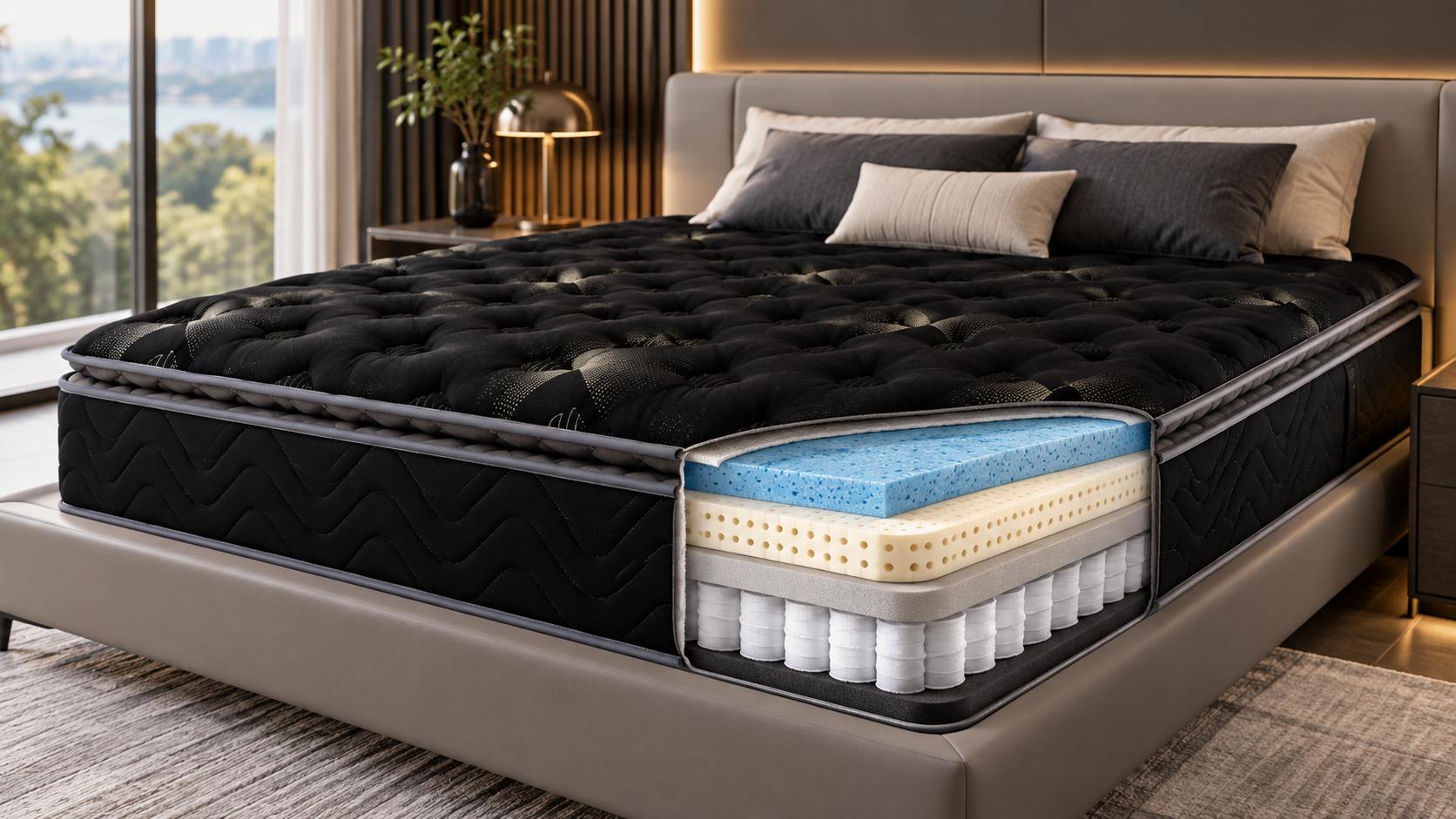 Gel Memory Foam and Natural Latex in One Mattress What Should Private-Label Buyers Know