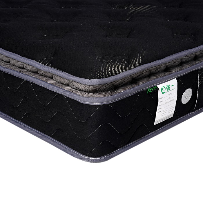 Gel memory foam natural latex and pocket spring mattress layer structure