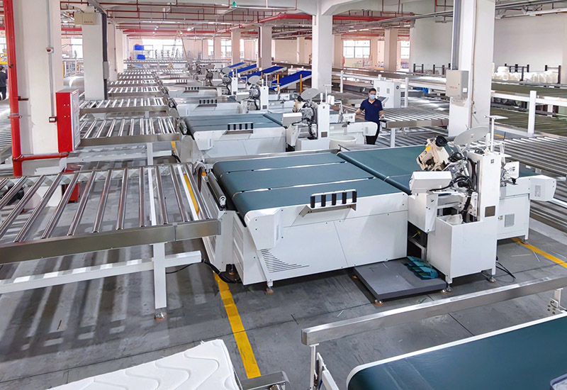 Mattress factory production and quality control for OEM order management