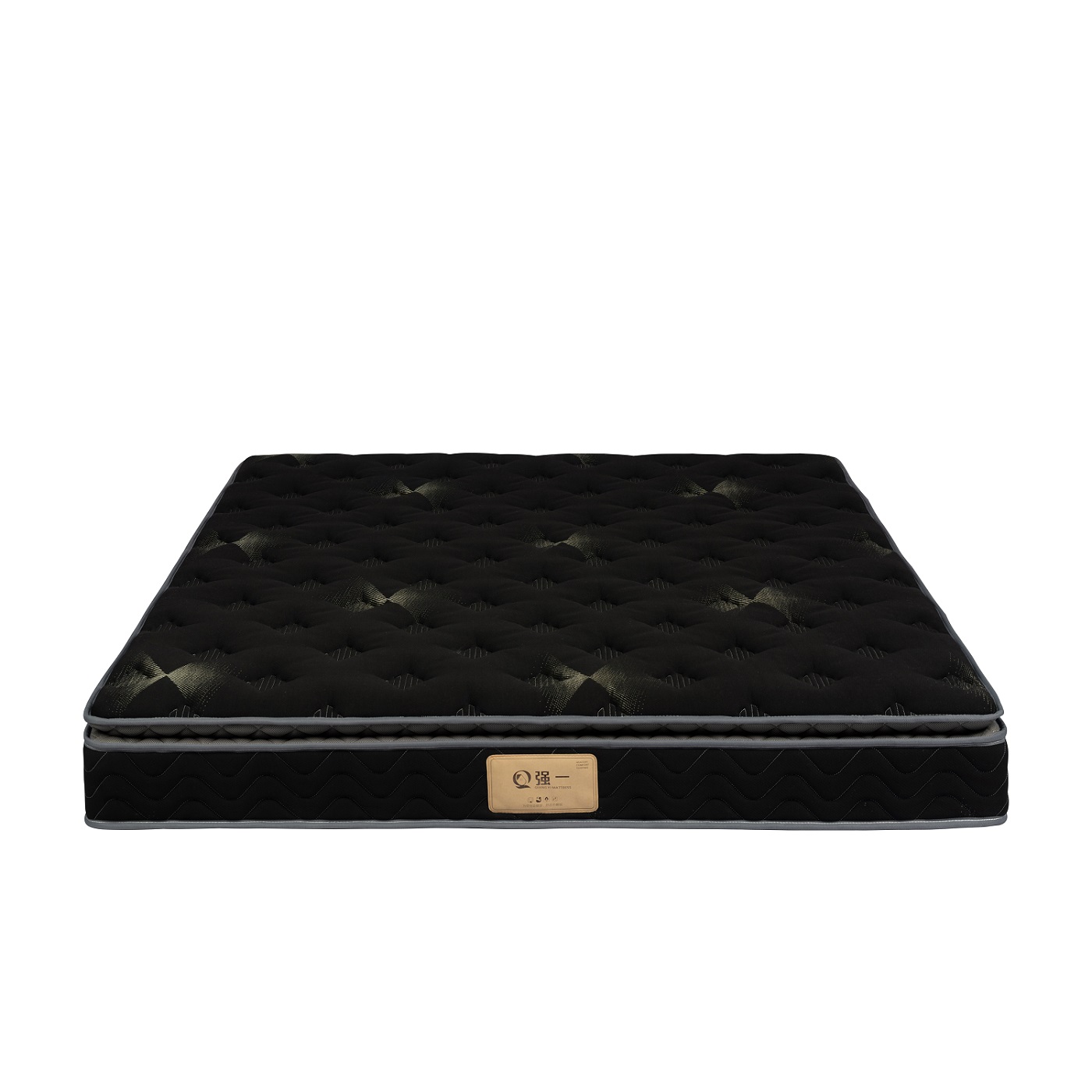 QYM010 gel memory foam and natural latex pocket spring mattress